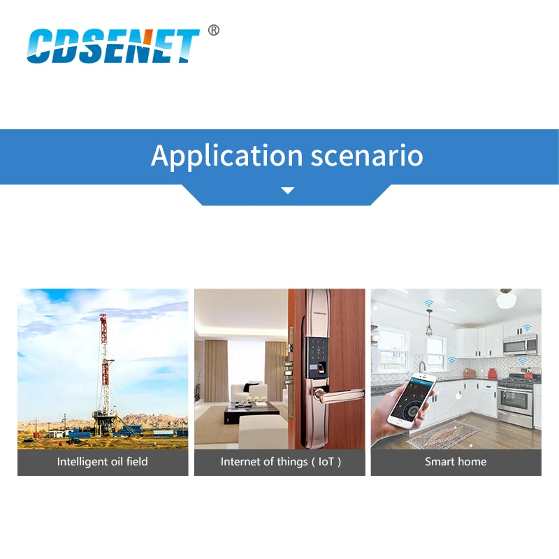 Ebyte E70-915NW30S звезда сети беспроводной приемопередатчик модуль IoT 915 МГц SMD 30dBm один-мастер мульти-Slave приемник