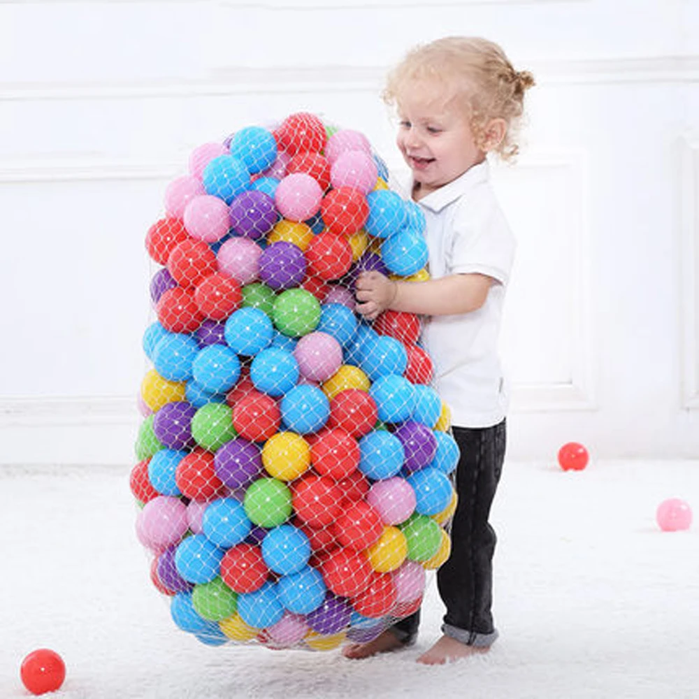 Promo 100Pcs/Set Plastic Balls 7CM Balls For Dry Pool Funny Kid Swim Pit Toy Dry Pool Wave Game Eco-Frien