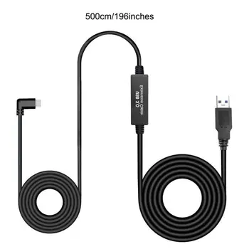 

16ft/5m 90 Degree USB 3.0 to USB 3.1 Type C Data Charging Cable for O culus Quest Link VR Headset Cellphone Tablet PC