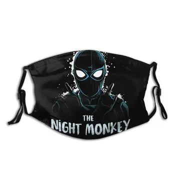 

Spiderman Superhero Non-Disposable Mouth Face Mask Anti Haze Dustproof Mask With Filters Protection Respirator Muffle