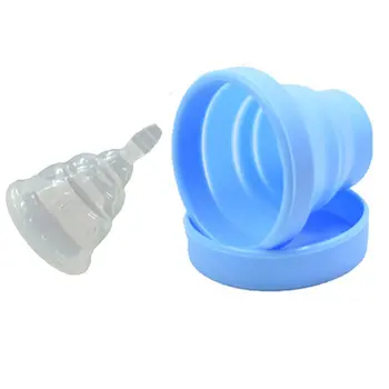 

Silicone Menstrual Cup Women'S Menstrual Cup Aunt Artifact Foldable Menstrual Cup Sterilizer Disinfection Cup