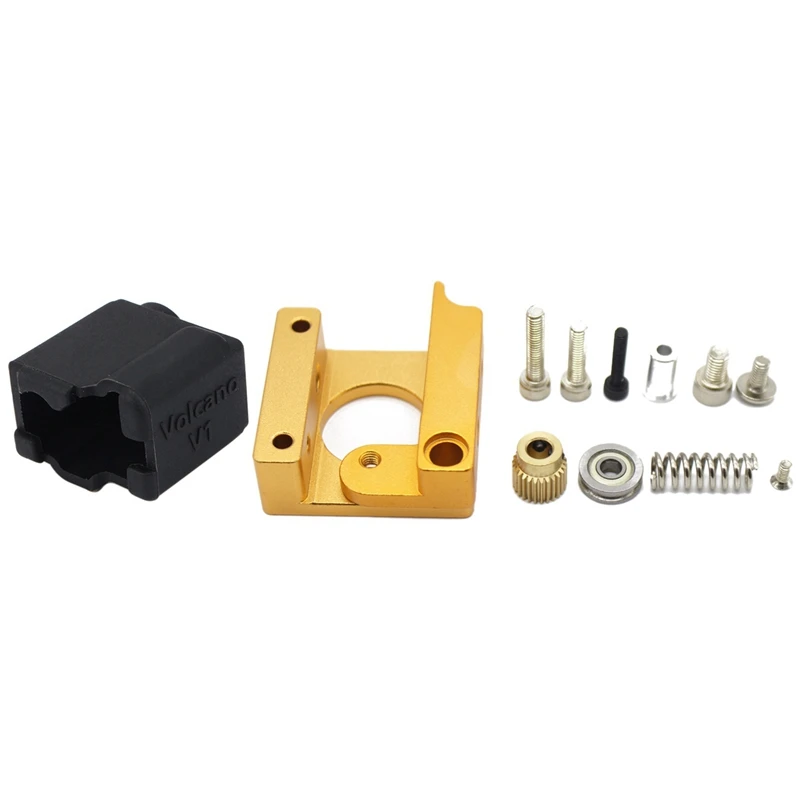 

3D Printer Mk8 1.75Mm Remote Extruder Kit Frame & 1 Pcs V1 Silicone Sock Black Heated Reprap Cover