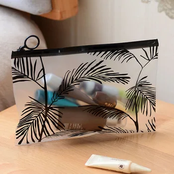 

Useful PVC Women Cosmetic Bag Female Makeup Organizer Case Eco- friendly waterproof Portable Travel Make up Toiletry Wash Bags