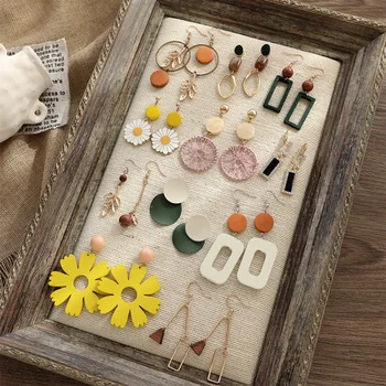 

30 Pairs/lot luxury fashion women earrings wholesale cute simple style women jewelry earrings lot 201107-41