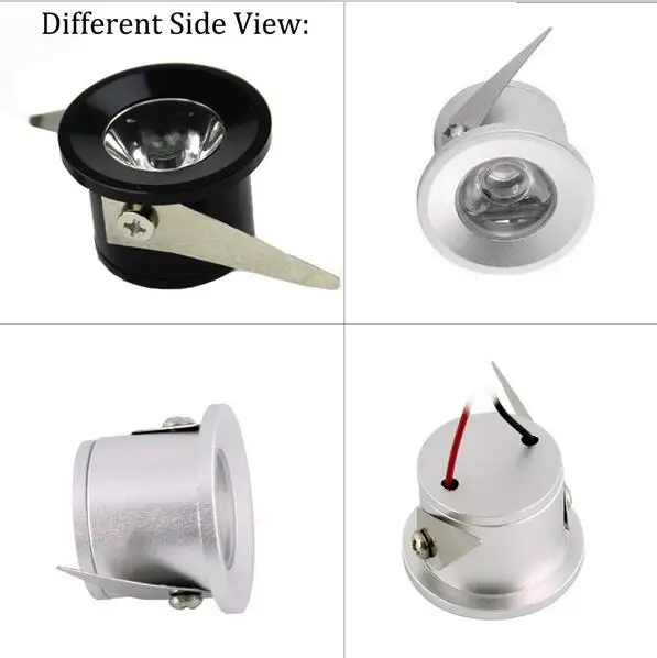 Led 최근 캐비닛 미니 스포트 라이트 1 w 미니 통 포함 led 드라이버 AC85-265V 31mm * 21mm 8 색 발광 표시 등