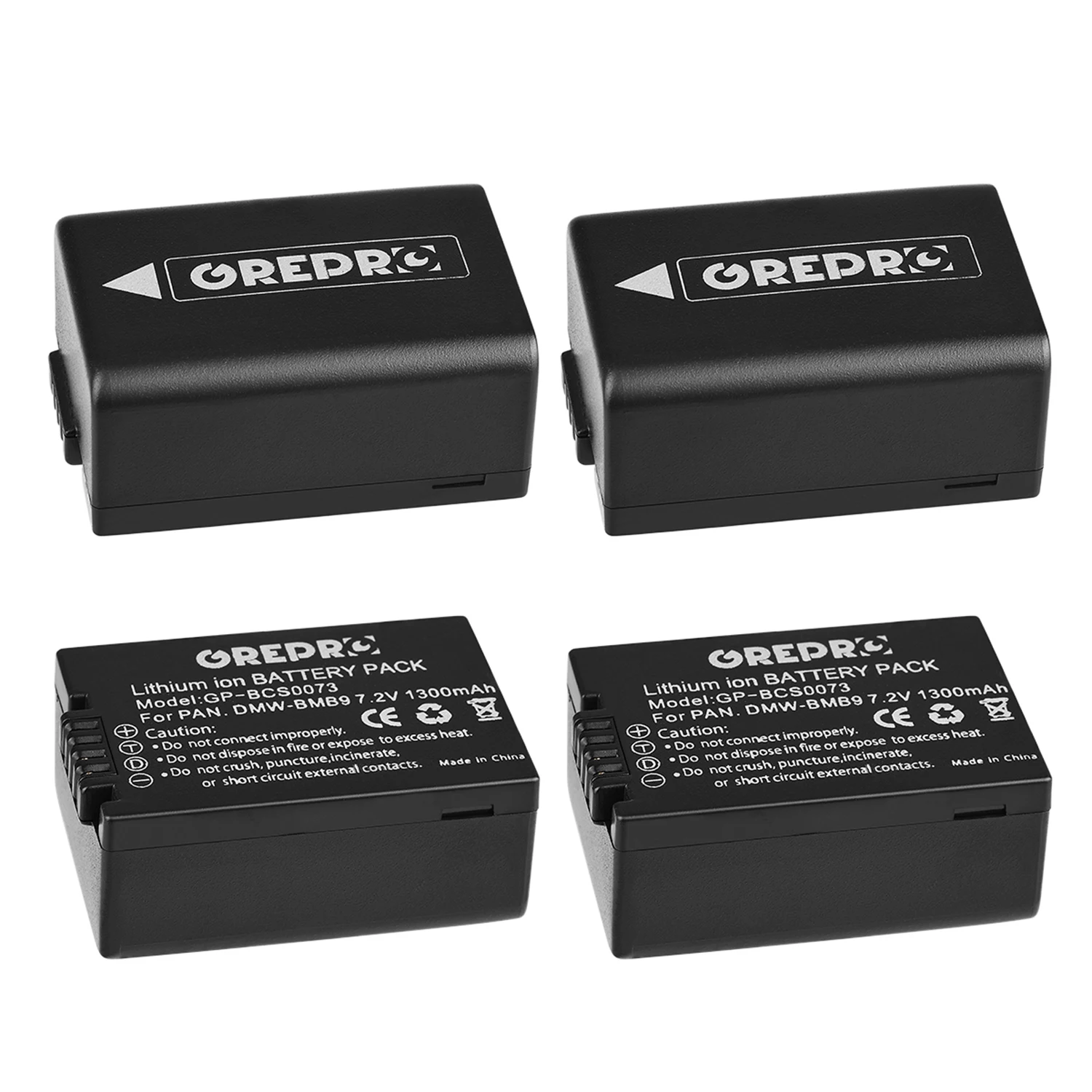 1300mAh DMW-BMB9E BMB9 DMW-BMB9 Battery and Charger with Built-in USB for Panasonic DMC FZ45 FZ60 FZ100 FZ80 FZ82 FZ40 V-Lux2 