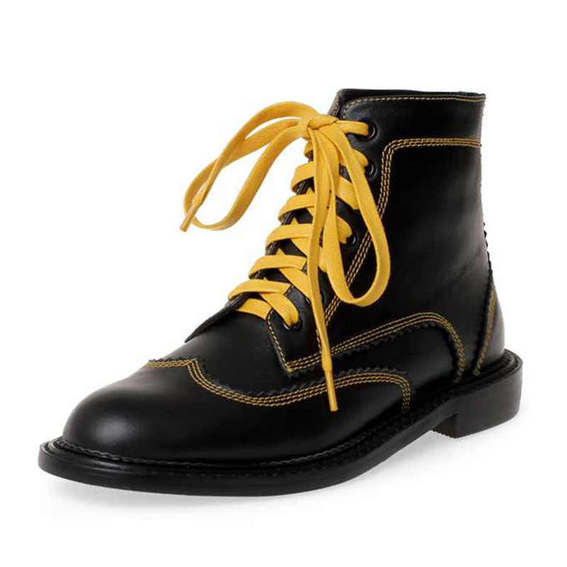 brogue ankle boots womens