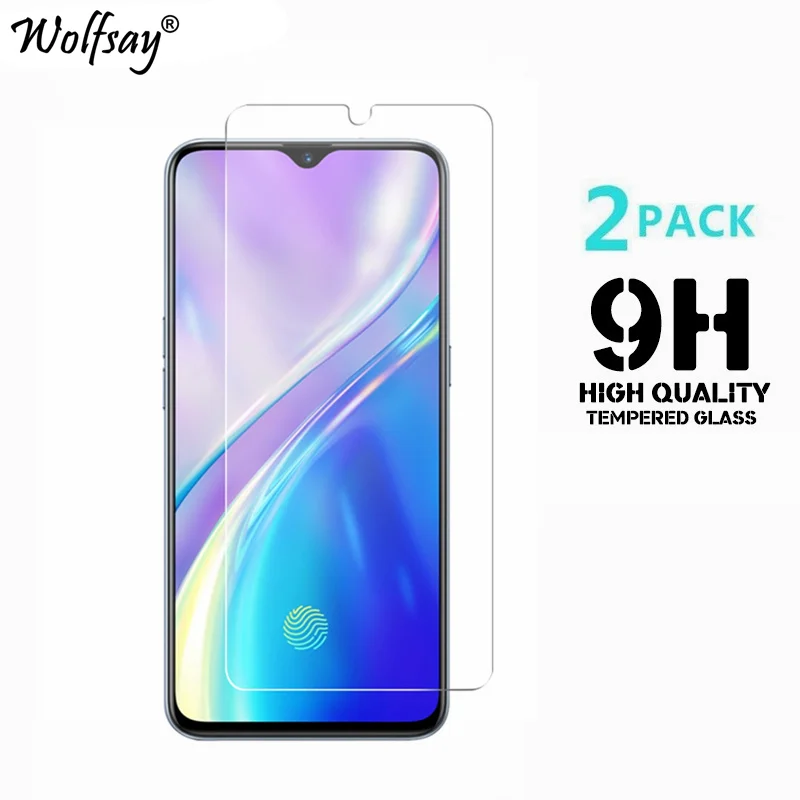 Стекло Wolfsay для телефона Oppo Realme XT 2 шт. защита экрана закаленное стекло X2 пленка