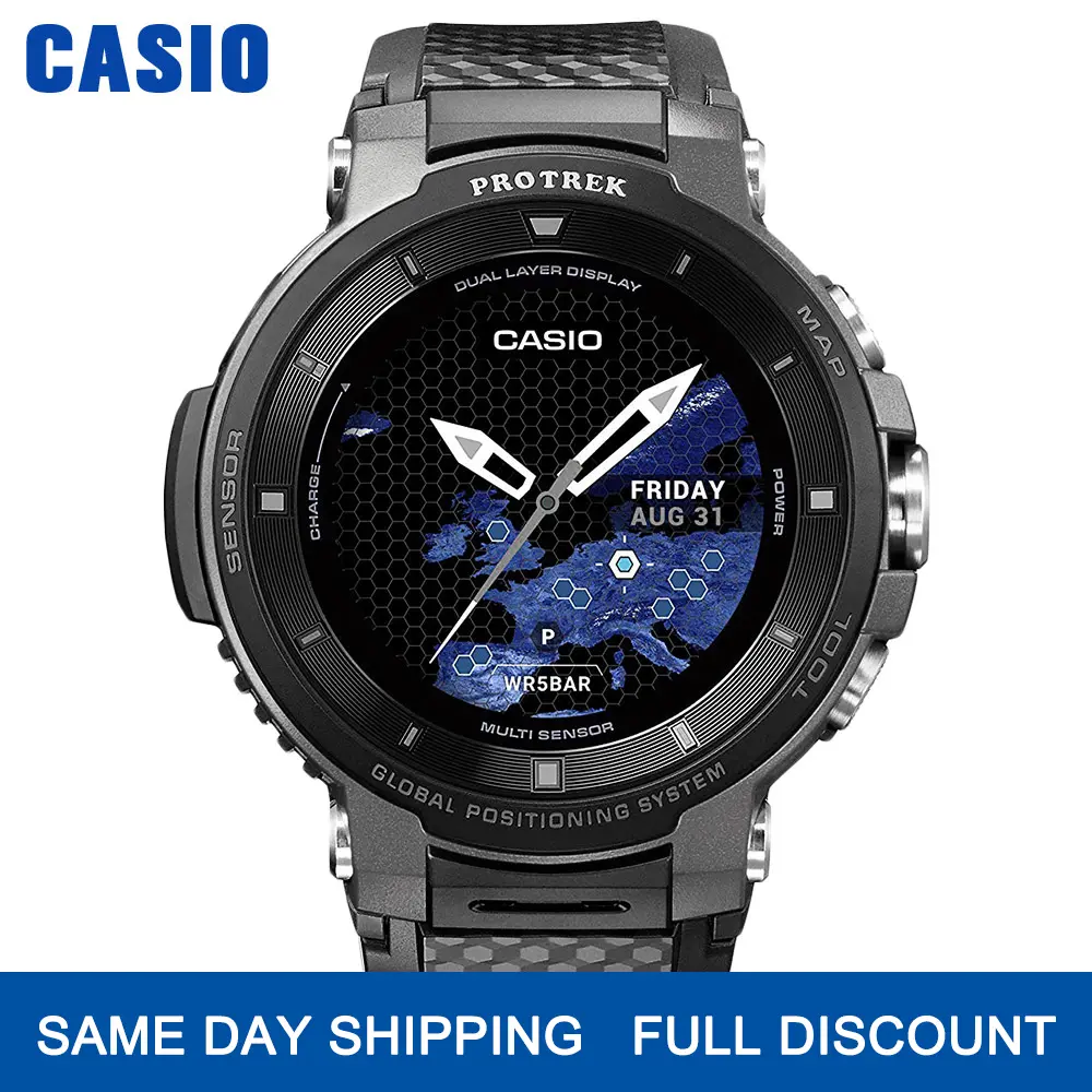 Casio G-Shock Men’s Digital Sports Watch – Waterproof, Quartz Movement, WSDF30 Series