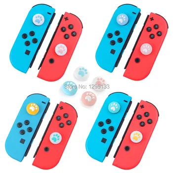 

4pcs for Nintendo Switch Joy Con Silicone Analog Thumb Stick Grips Caps for Nintend Switch NS JoyCon Controller Joystick Caps