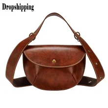 Национальная винтажная коричневая воловья кожа с пряжкой, с клапаном, Многофункциональная Кожаная поясная сумка, сумка для телефона, поясная сумка, роскошная Брендовая женская сумка, Wais# ZC