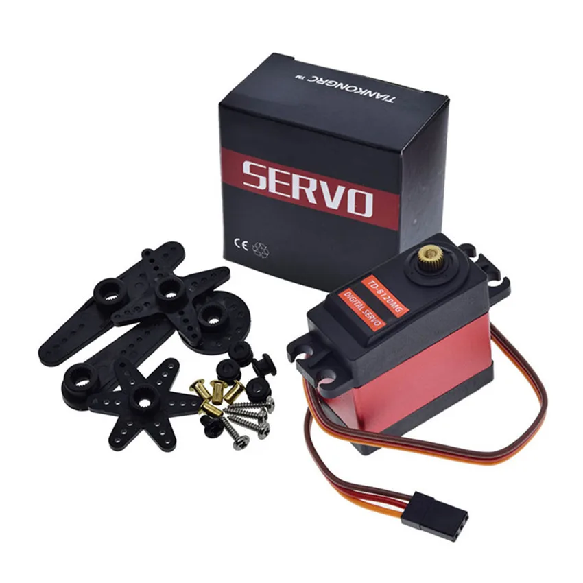 

20kg digital 15w servo TD8120MG large torque metal shell large angle waterproof servo RC car / robotic arm / drone parts
