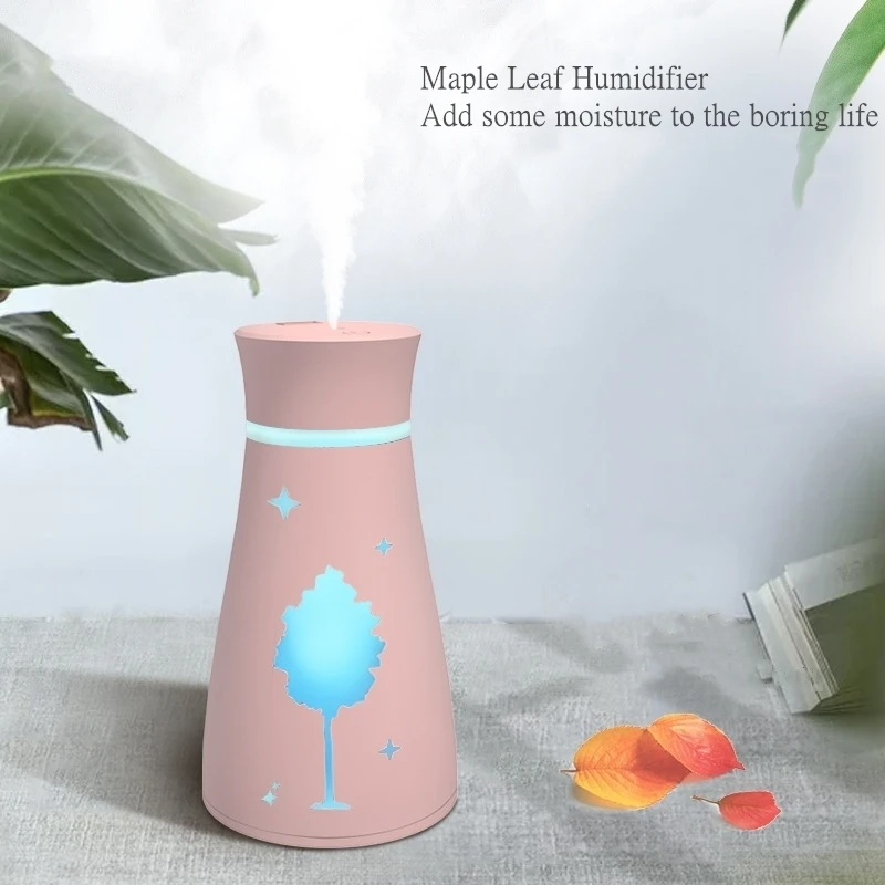 

Air Humidifier Eliminate Dryness Electricity Clean Air Care for Skin Nano Spray Technology Mute Design 7 Color Lights Car Office