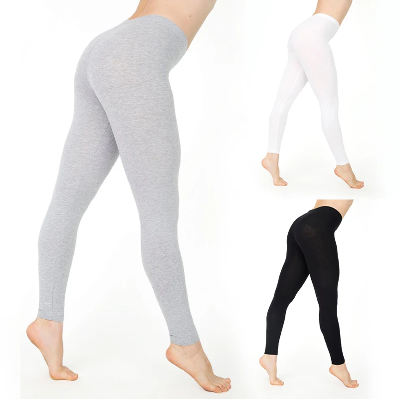 Pantalones ajustados adelgazantes para mujer, Legging de Fitness, pantalones elásticos de talle alto, negro, gris, blanco