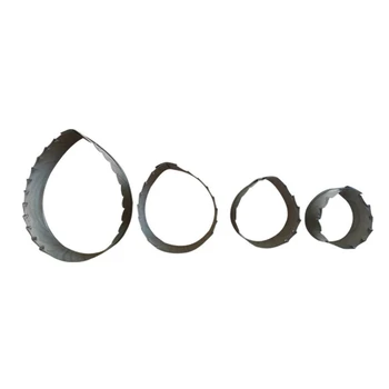 

New 4pcs Rose Flower Leaves Cutters Set Fondant Cutter Pressure Cake Baking Utensil Cake Tool