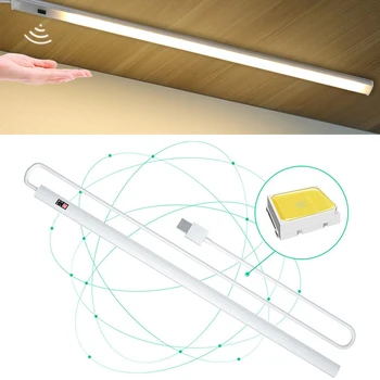 

USB Hand Sweep Switch LED Under Cabinet Light Kitchen Hand Motion Sensor lamp Cupboard Wardrobe Closet Home Bar Night light