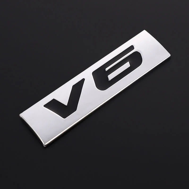 3D V6 VV8 эмблема наклейка на автомобиль Badge Decal|Наклейки автомобиль| |