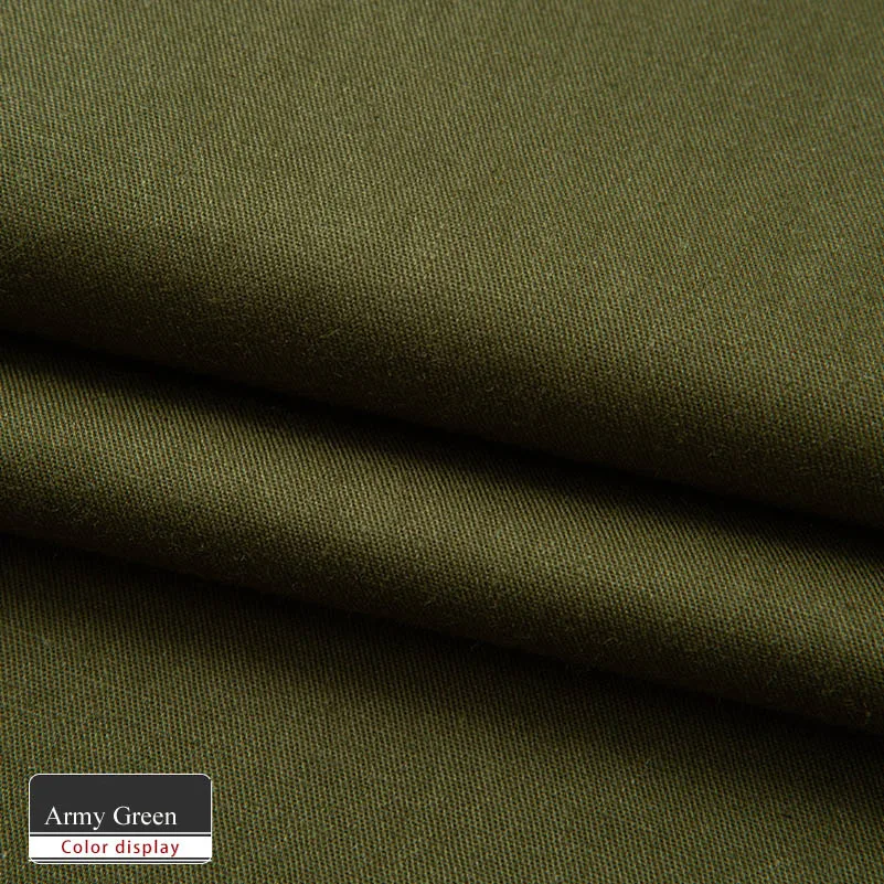 Solid Color Cotton Twill Upholstery Fabric For Sewing Shirts Bed Sheet Home Textile