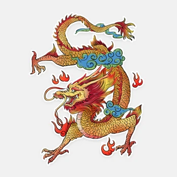

Fashion Chinese Dragon Totem Decor Car Sticker Vinyl Decals Cover Scratches for Nissan Renault Opel Mazda Vw Ford,16cm*12cm