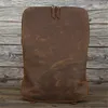 Mini Backpack Men Crazy Horse 15 Inch Bag Pack for Teenager Bookbag Genuine Leather Men Backpack School Bag Travel Back Mochila 6