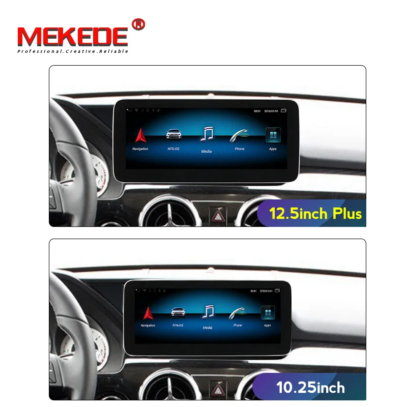 MEKEDE 12 5 дюймов Автомобильный экран плеер для Benz GLK Class X204 2008 2015 с gps Навигатором