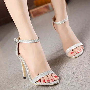 

new fashion simple stiletto heels best selling quality ladies sexy high heel sandals woman sandals