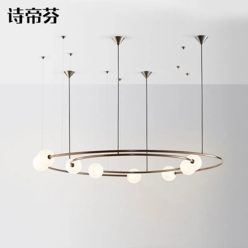 

modern hanglamp industrial lamp glass bedroom restaurant luminaire suspendu luminaire