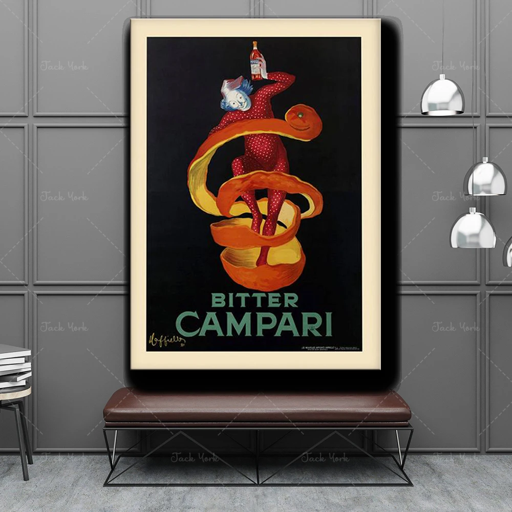 Poster Amaro Campari, Poster Campari, Bevanda Vintage, Pubblicità Vintage Campari, Poster Affiche Retrò, Stampa Artistica Di