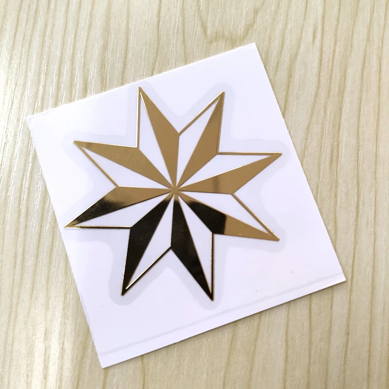 41016# 10*10 cm Thieves Star Cool 3D Golden Color Car Sticker Vinyl Decals for Car Styling Laptop