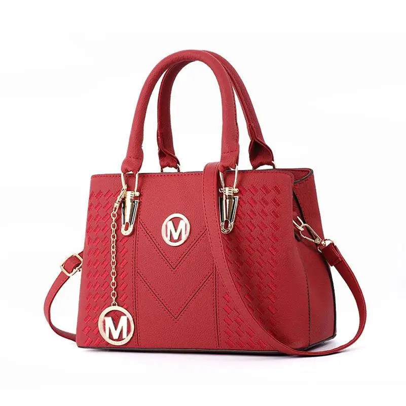 SWDF однотонная дизайнерская сумка на плечо, женские сумки через плечо, сумки-мессенджеры, женские Сумки из искусственной кожи, женские сумки через плечо - Цвет: Red