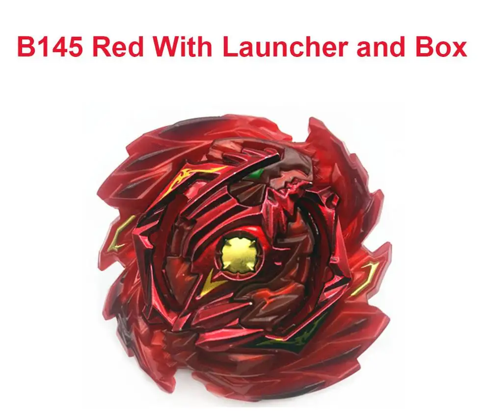 TAKARA TOMY Beybladeburst топы набор пусковых устройств игрушки тупи Металл Fusion 4D с пусковой установкой волчок игрушки - Цвет: b145red with box