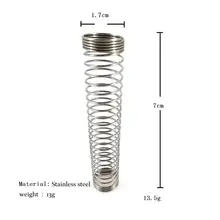 Нержавеющая сталь 110 мм наргиле шланг пружинное сиденье подходит для силиконовая трубка для кальяна Кальян пружина кальяна аксессуары для наргиле