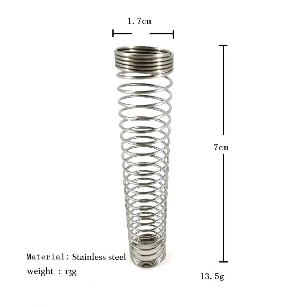 Stainless Steel 110MM Nargile Hose Spring Seat is suitable For Hookah Silicone Shisha Accessories Narguile |