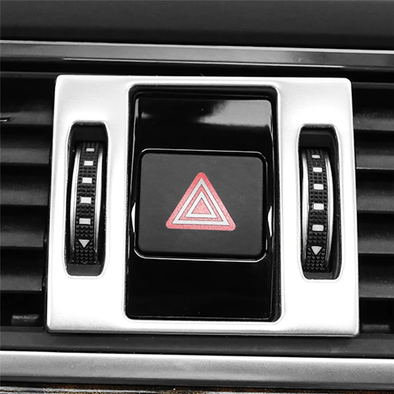 Для Audi A6 C7 2011- автомобильный Стайлинг Предупреждение льная предупреждающая вывеска панель накладка рамка наклейка интерьерные аксессуары
