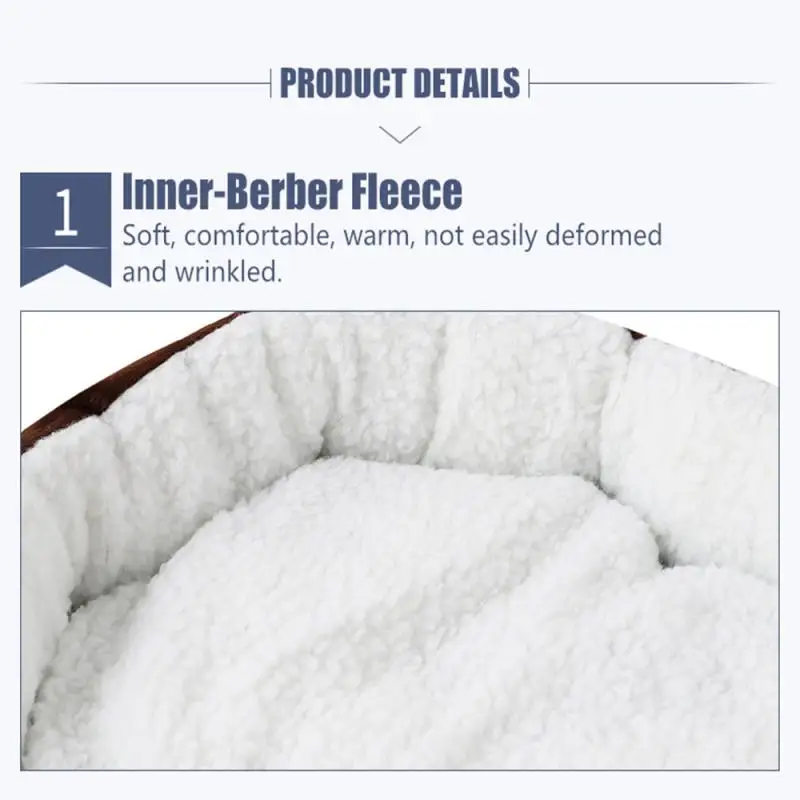 Short Plush Super Soft Dog Bed Pet Kennel Round Sleeping Bag Lounger Cat House Puppy Kitten Winter Warm Sofa Basket Mats Short Plush Super Soft Dog Bed Pet Kennel Round Sleeping Bag Lounger Cat House Puppy Kitten Winter Warm Sofa Basket Mats
