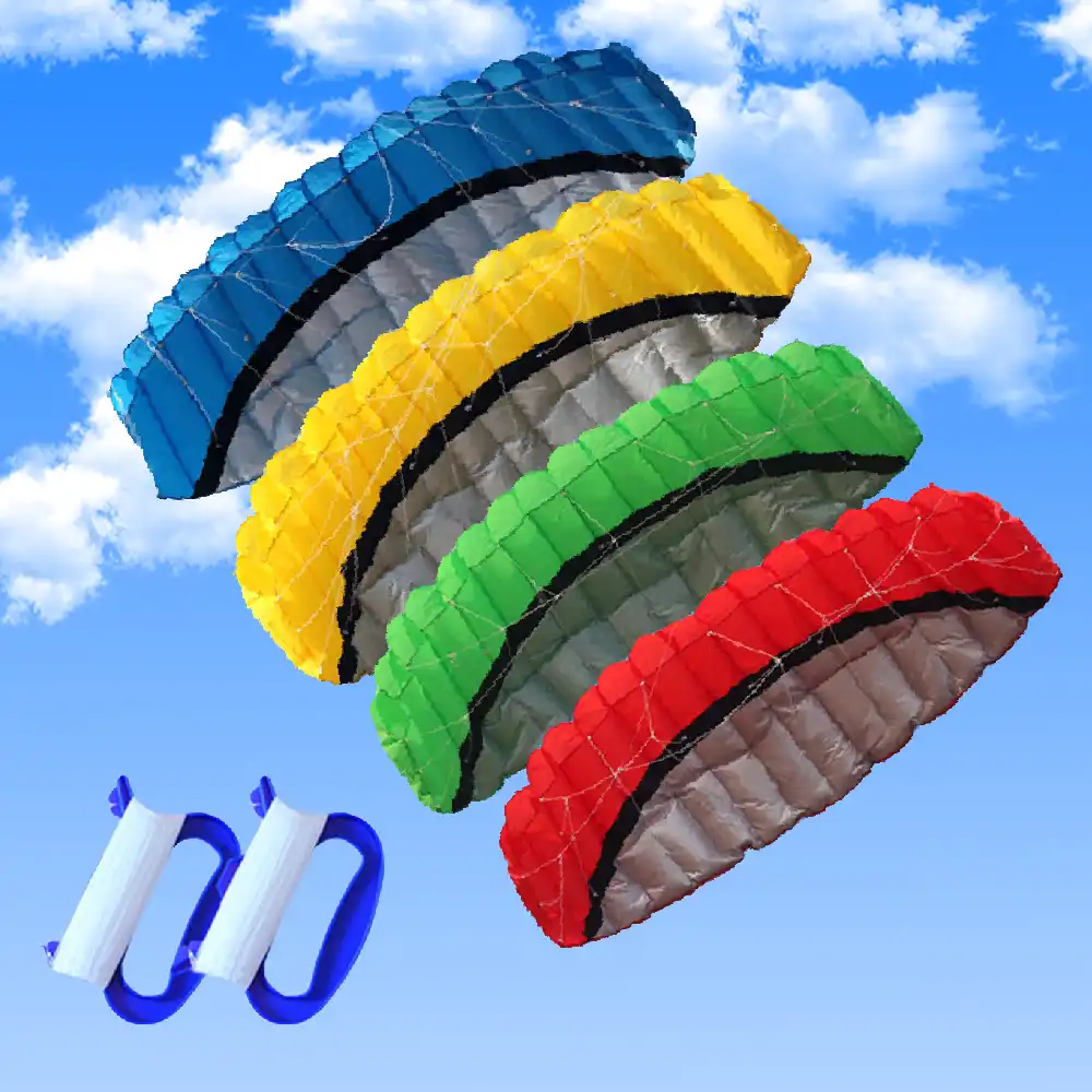 2,5 м двойной линии трюк мощность воздушный змей Летающий мягкий воздушный змей Летающий парафат воздушные змеи для взрослых пляж Открытый п...