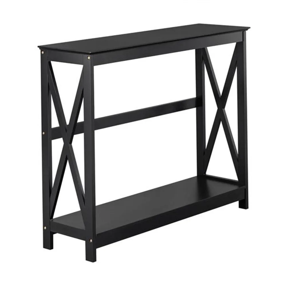

Side Cross Porch Table Black Console table Entry Way Table Hall Table Display Table