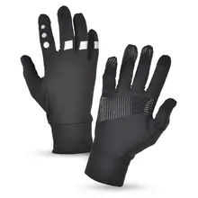 Утепленные бархатные перчатки с сенсорным экраном, противоскользящие перчатки для бега, велоспорта, спортивные зимние перчатки для мужчин и женщин
