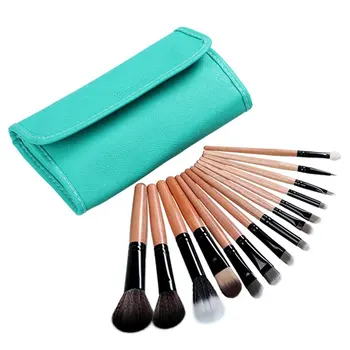 

Pro 12pcs + 2 Free Make up Brushes Brush with Pouch Case Cosmetic Exquisitely Designed Durable Gorgeous