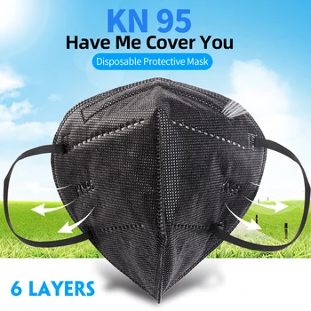 

Adult FFP2 Pink KN95 Face Mask for Women Mascarillas KN95 Anti Dust Black Men Mouth Mask 6 layers KN95 mascarilla fpp2