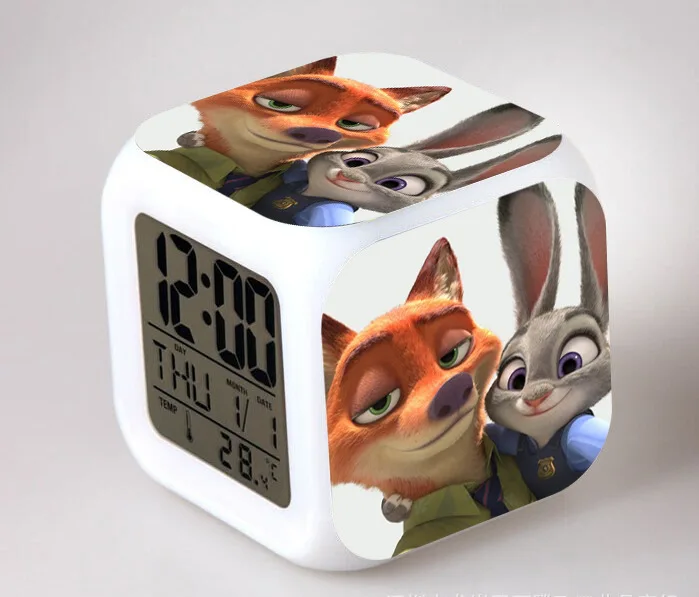 Безумный город животных кукла игрушка Zootopia многофункциональный цвет красочные меняющиеся игрушки Детская игрушка сигнализация