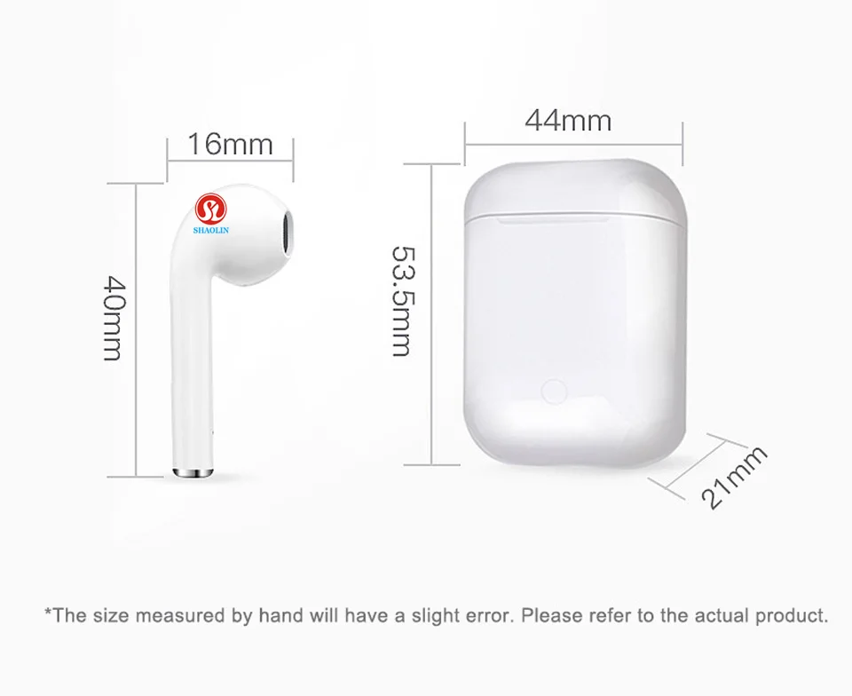 Bluetooth гарнитура Hands free стерео наушники с микрофоном двойной наушник для iphone 8 samsung xiaomi Android Phone Airdots