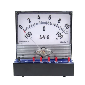 Misuratore dimostrativo didattico misura corrente continua tensione cc galvanometro elettromagnetico strumento didattico supporti didattici