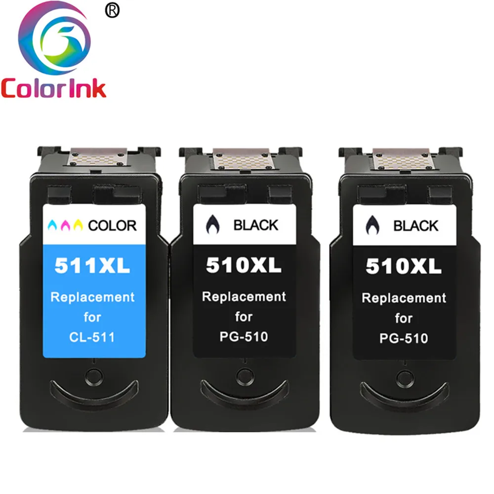 ColoInk PG510XL CL511XL PG510 чернильный картридж для принтера Canon MP240 MP250 MP260 MP280 MP480 MP490 IP2700 MP499 чернил принтера PG 510 CL 511 - Цвет: 2BK 1Color