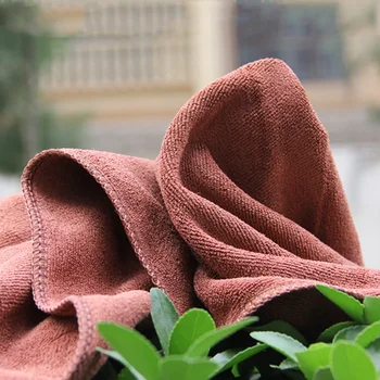 

30cm X 30cm Car Wash Water Absorbent Microfiber Soft Car Washing Solid Color Fast Drying Hand Towel For Car Face Hand Bowl Dish