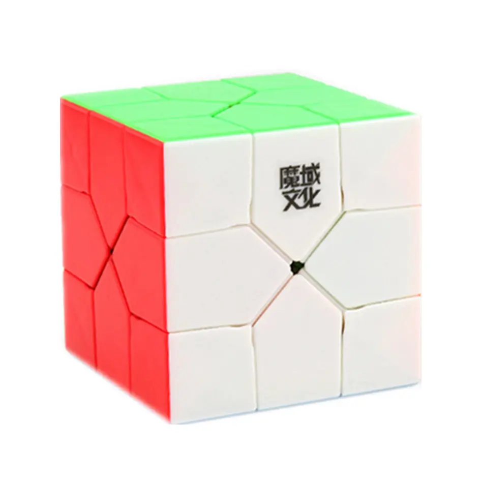 Moyu REDI кубик рубика 3x3 волшебный куб 3 слоя Skew скоростной куб профессиональные головоломки игрушки для детей Детские Подарочные игрушки - Цвет: Stickerless