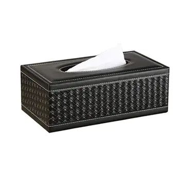 

PU Leather Tissue Box Holder Rectangular Napkin Holder Paper Case Dispenser PXPC
