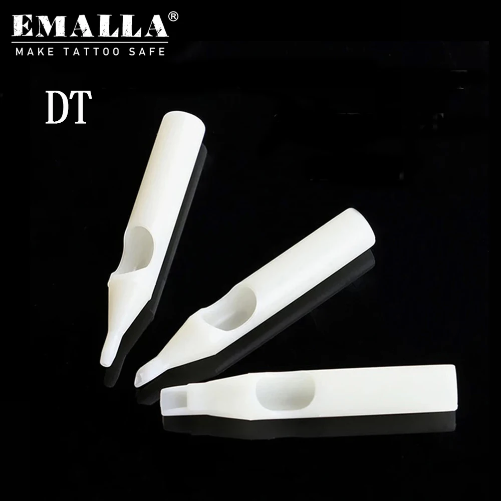 

50PCS 3/5/8/11/14/18D Nozzle Diamond Disposable Tattoo Tips 50MM White Tips For Tattoo Needles Tattoo Accessories Free Shipping