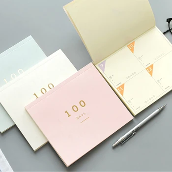 

100 Day Calendar Daily Planner For 100 Days Learning Schedule Periodic Planner Agenda School Supplies Stationery