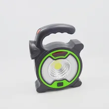 Cob ручные рабочие огни usb зарядка Солнечная Пряжка для кемпинга с Предупреждение ющей лампой для кемпинга